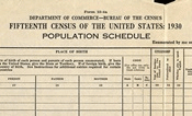 The 1930 U.S. Census for Bushong is Charted