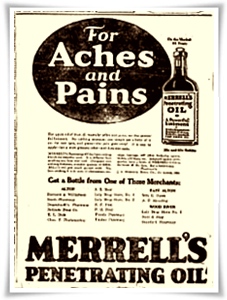 Merrill's Penetrating Oil ad - sorry no enlargement available
