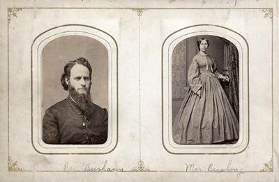The Reverend James Wesley Bushong and his wife, Mary Elizabeth Williams