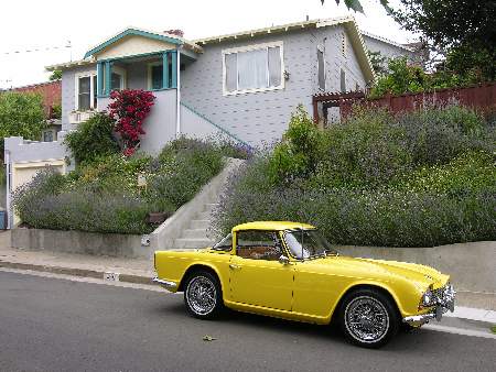 The Sugar Shack and The Owner's 1965 Triumph TR4