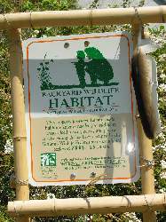 The Garden is a Certified Wildlife Habitat.
